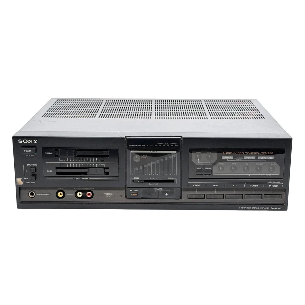 Sony TA-AX530 Integrated Stereo Amplifier AV Control Center Made in Japan Black